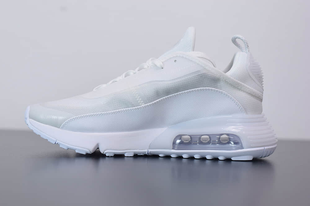 耐克Air Max 2090纯白色半掌气垫跑鞋纯原版本 货号:CJ4066-102
