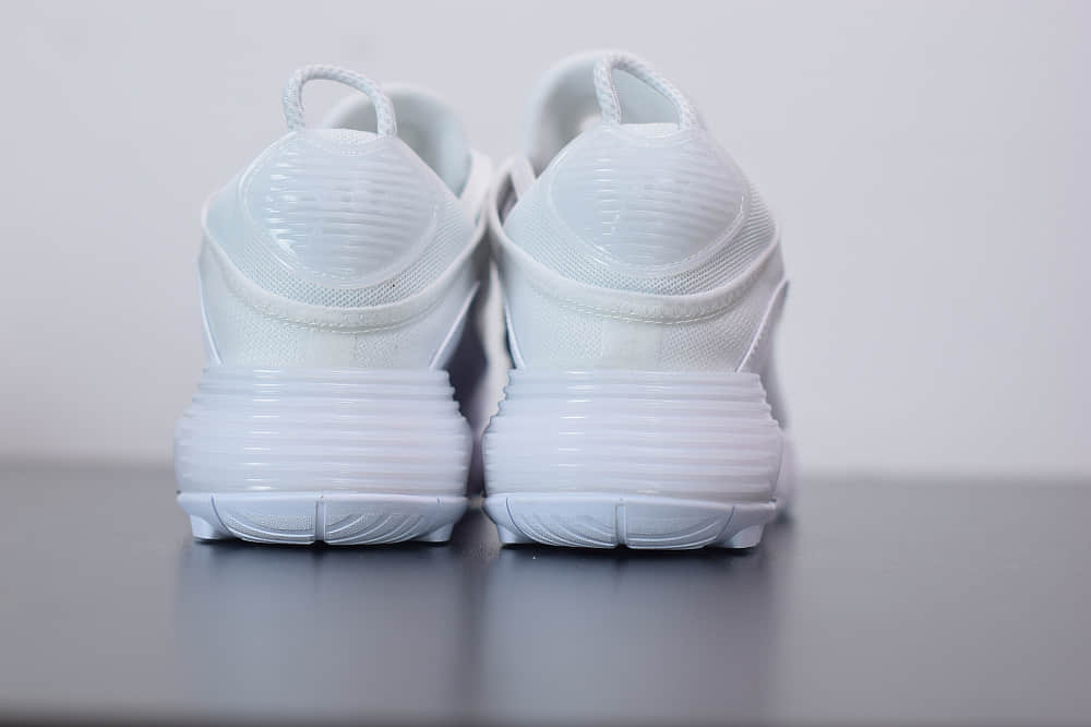 耐克Air Max 2090纯白色半掌气垫跑鞋纯原版本 货号:CJ4066-102