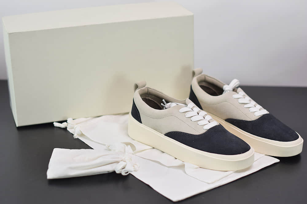FOG Fear Of God Backless Sneaker101恐惧上帝黑灰色潮鞋纯原版本 货号:C0007000SUE960