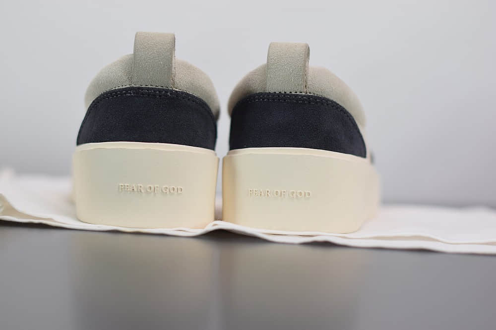 FOG Fear Of God Backless Sneaker101恐惧上帝黑灰色潮鞋纯原版本 货号:C0007000SUE960
