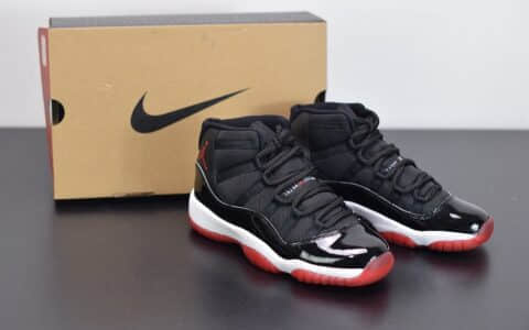 乔丹Air Jordan 11 Retro GS Bred AJ11黑红女子文化篮球鞋纯原版本 货号：378038-061