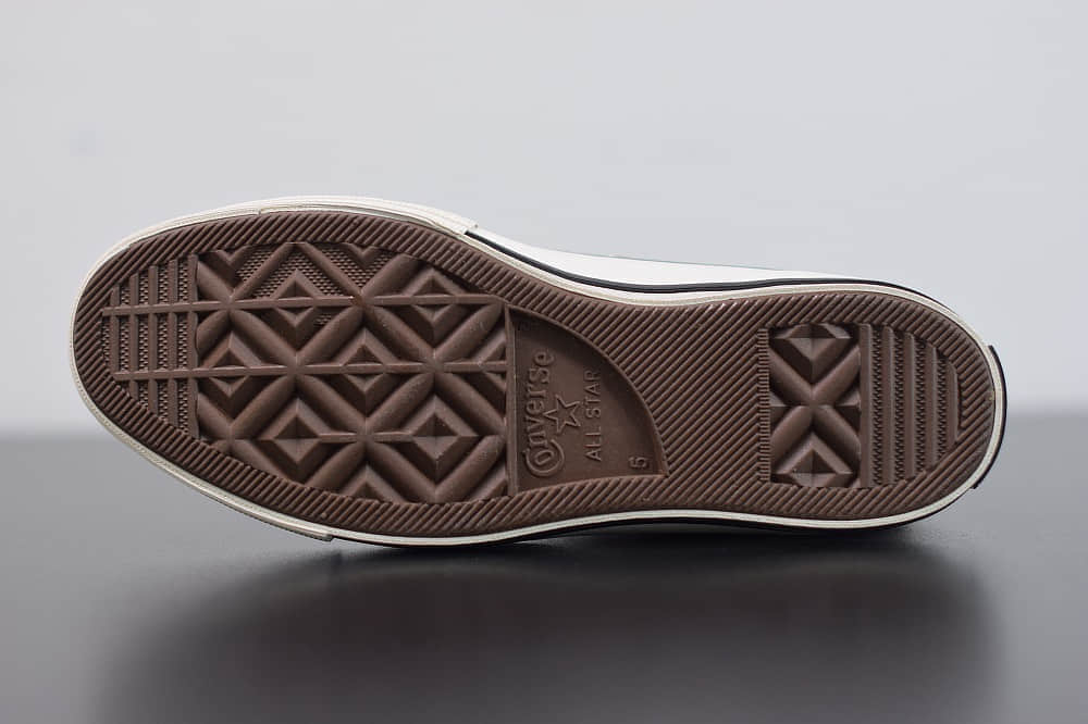 匡威converse all star1970S三星标高帮酒红色硫化帆布鞋纯原版本 货号:162051C