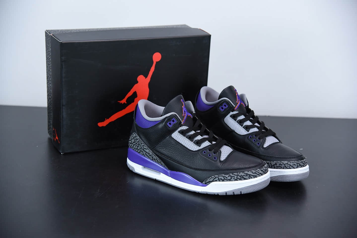 乔丹Air jordan 3 Retro FT2 Tinker Nrg 爆裂纹葡萄紫男子文化篮球鞋纯原版本 货号：CT8532-050