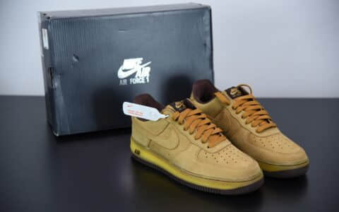 耐克Air Force 1 LoW Retro SP Wheat Mocha摩卡小麦空军一号低帮休闲板鞋纯原版本 货号：DC7504-700