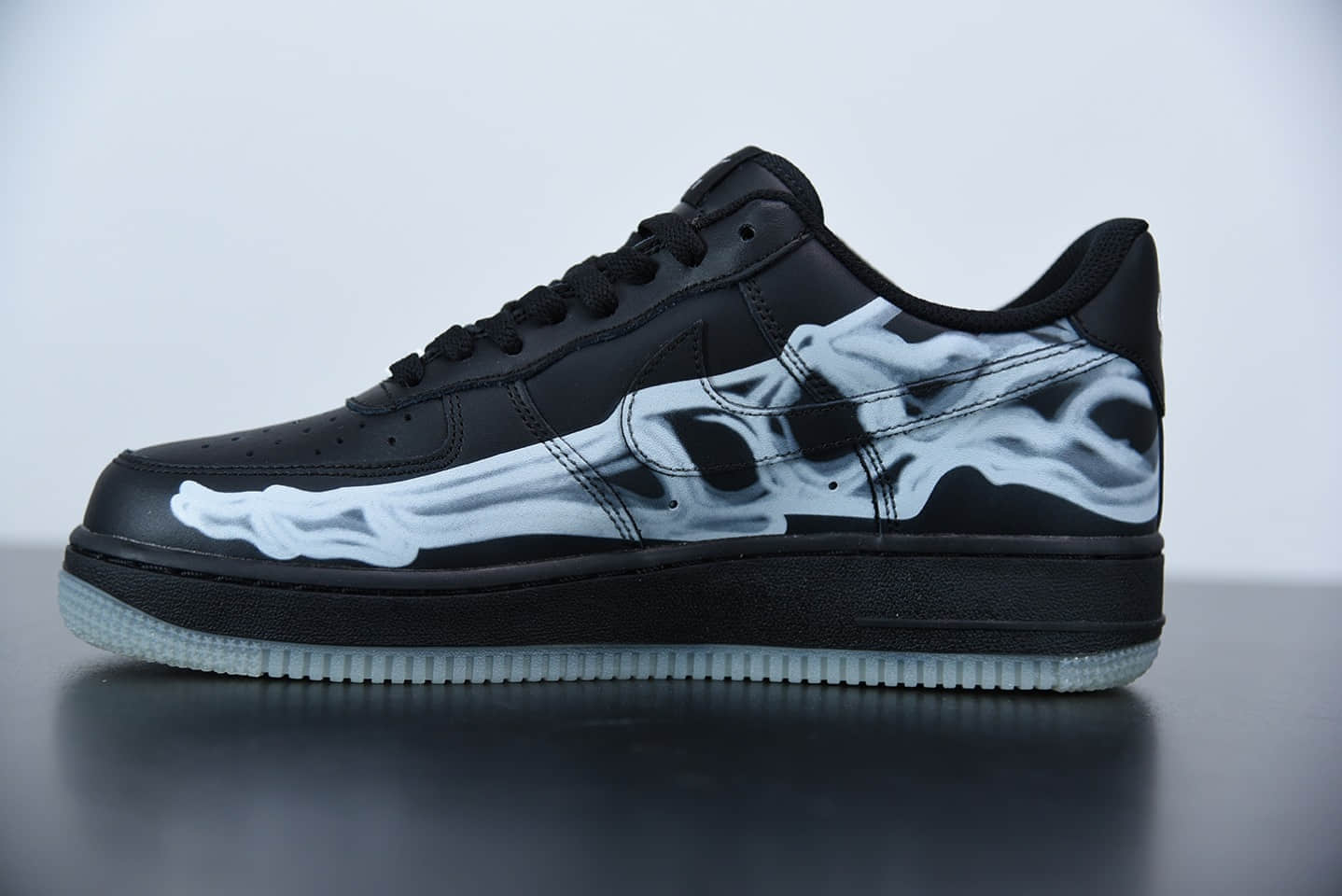 耐克Nike Air Force 1 Skeleton 骨骼万圣节骨头低帮板鞋纯原版本 货号:BQ7541 001