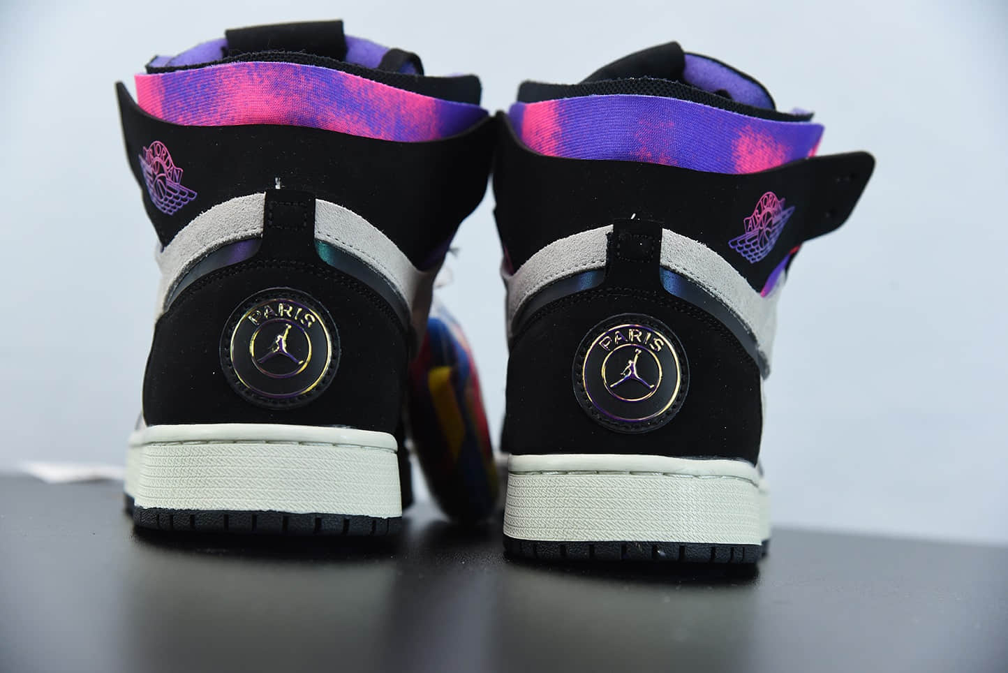 乔丹Air Jordan 1 Zoom Comfort “PSG”大巴黎扎染配色高帮板鞋纯原版本 货号:DB3610-105