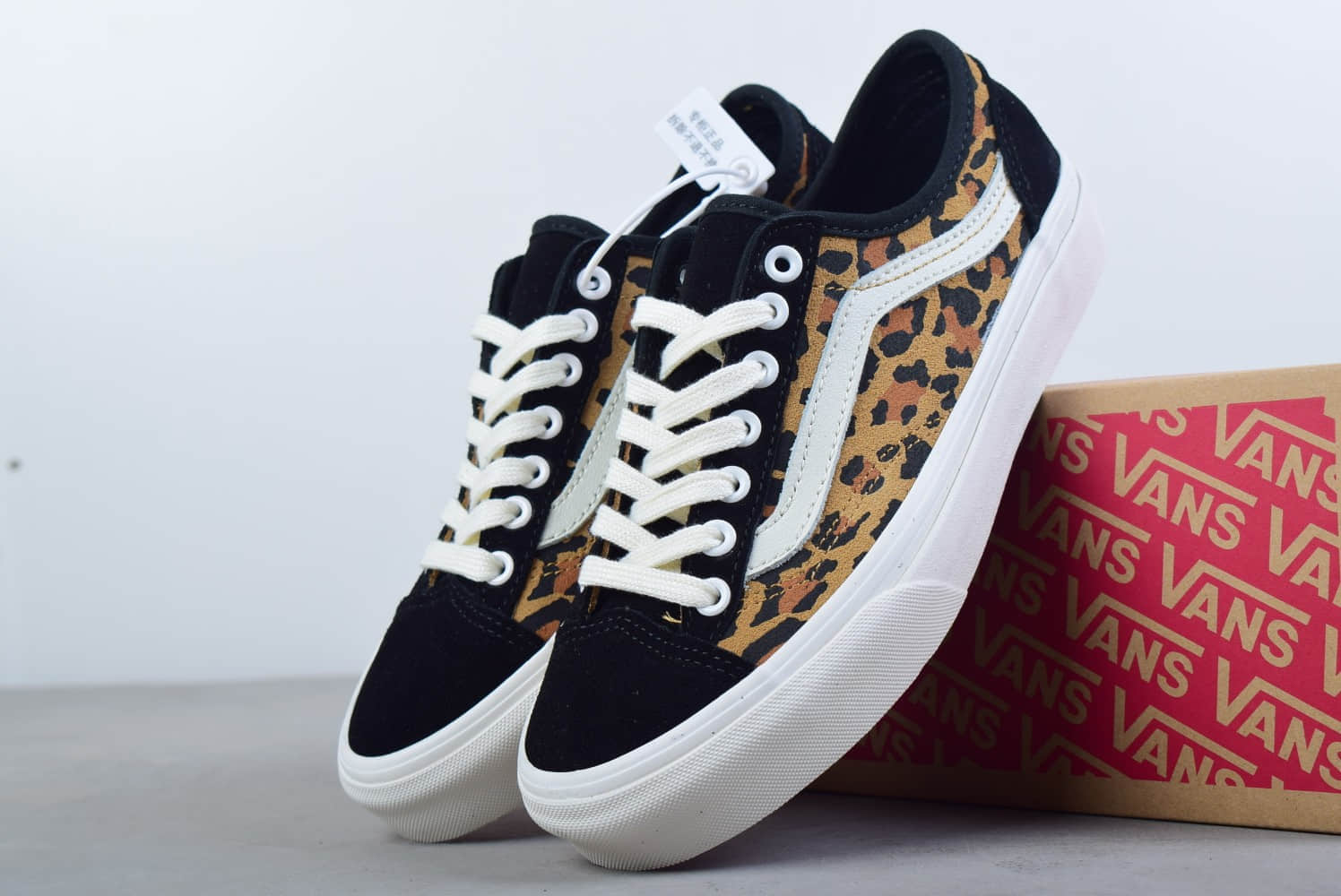 万斯VANS Style 36 豹纹印花复古低帮麂皮休闲鞋纯原版本 货号:VN0A3MVL4Y5