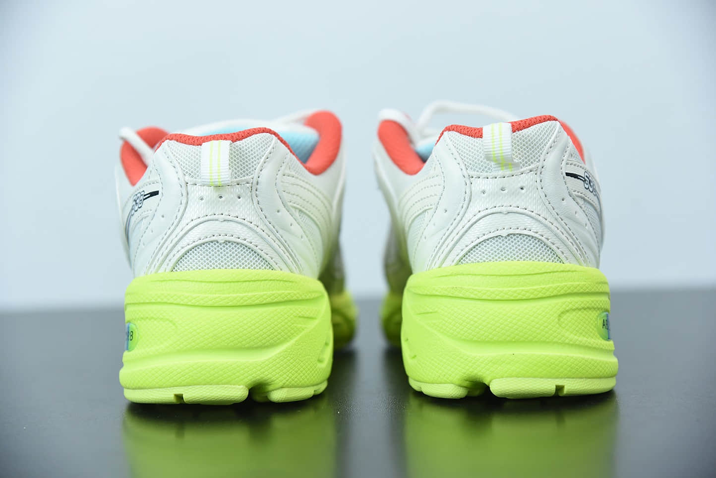 新百伦New Balance 530系列白橘荧光地复古休闲慢跑鞋纯原版本 货号：MR530SI