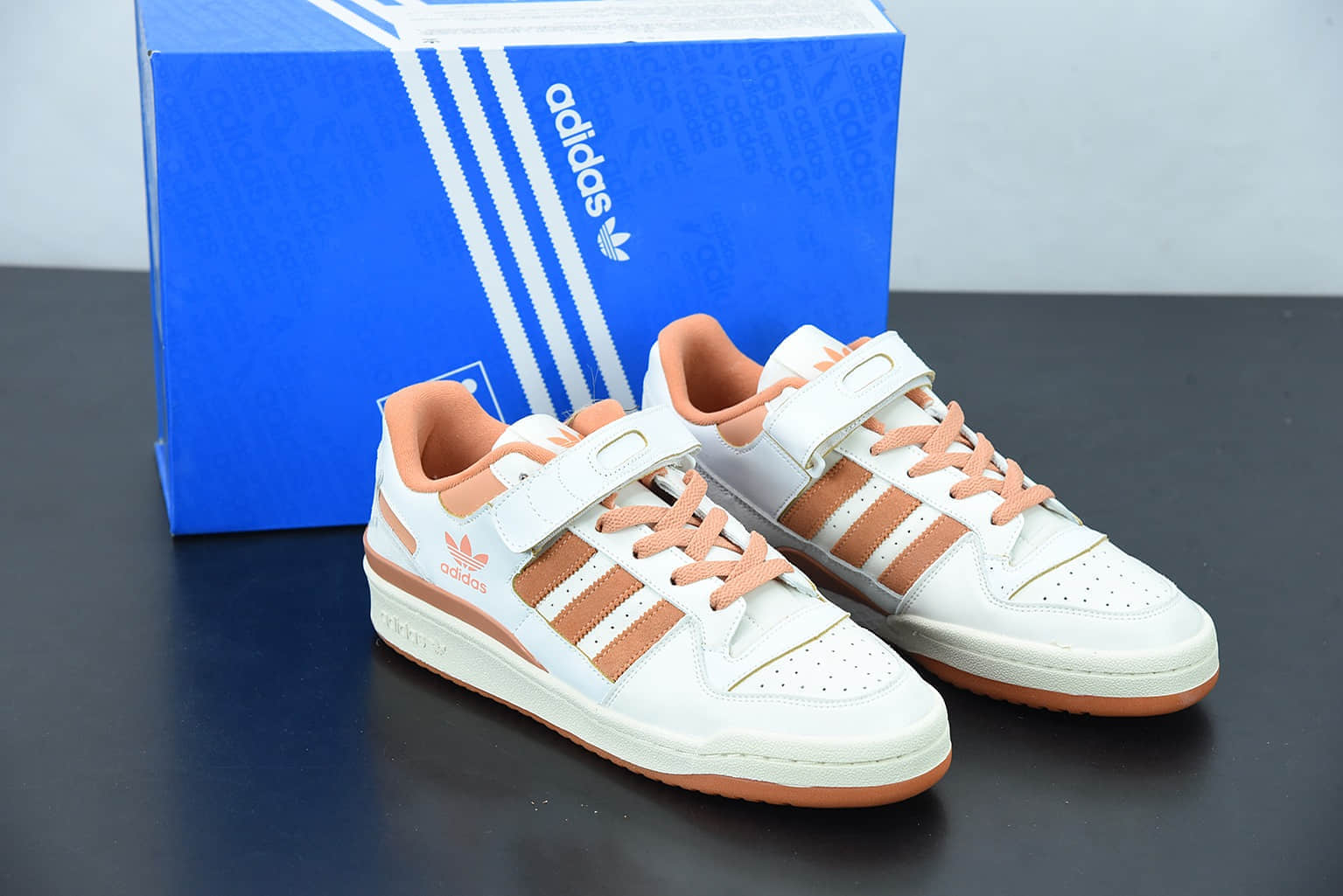 阿迪达斯 Adidas Forum 84 Low 白橙色低帮百搭潮流休闲运动板鞋纯原版本 货号:G57966