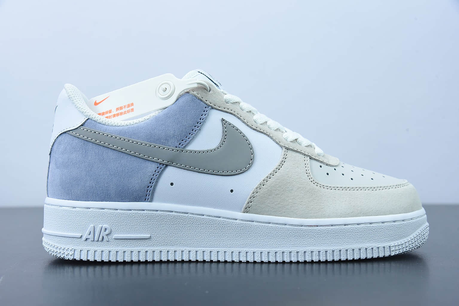 耐克Nike Air Force 1 Low 07 白灰紫配色空军一号低帮休闲板鞋纯原版本 货号:LM2033-208