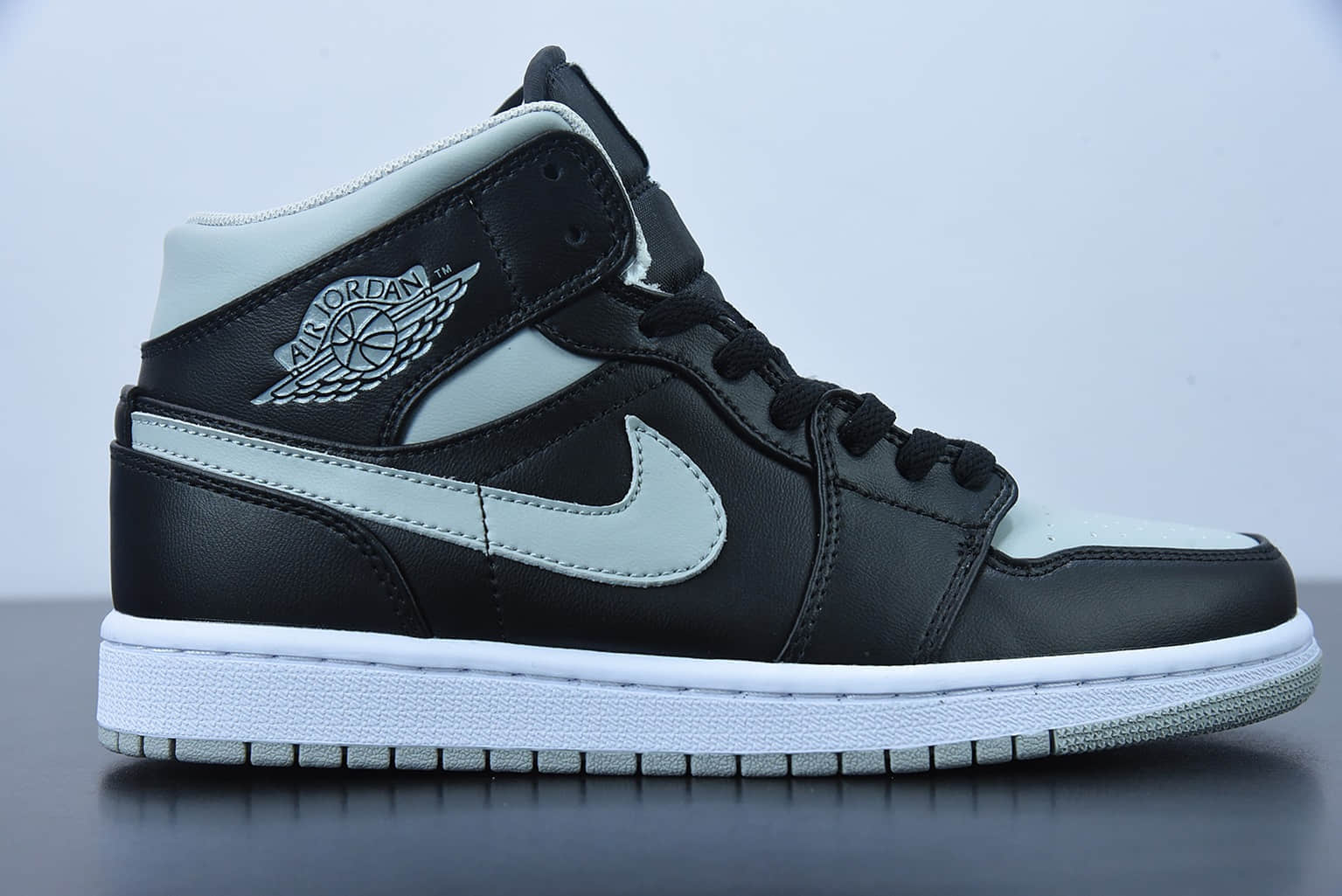 乔丹Air Jordan 1 Mid Shadow 中帮黑灰小影子篮球鞋纯原版本 货号:BQ6472-007