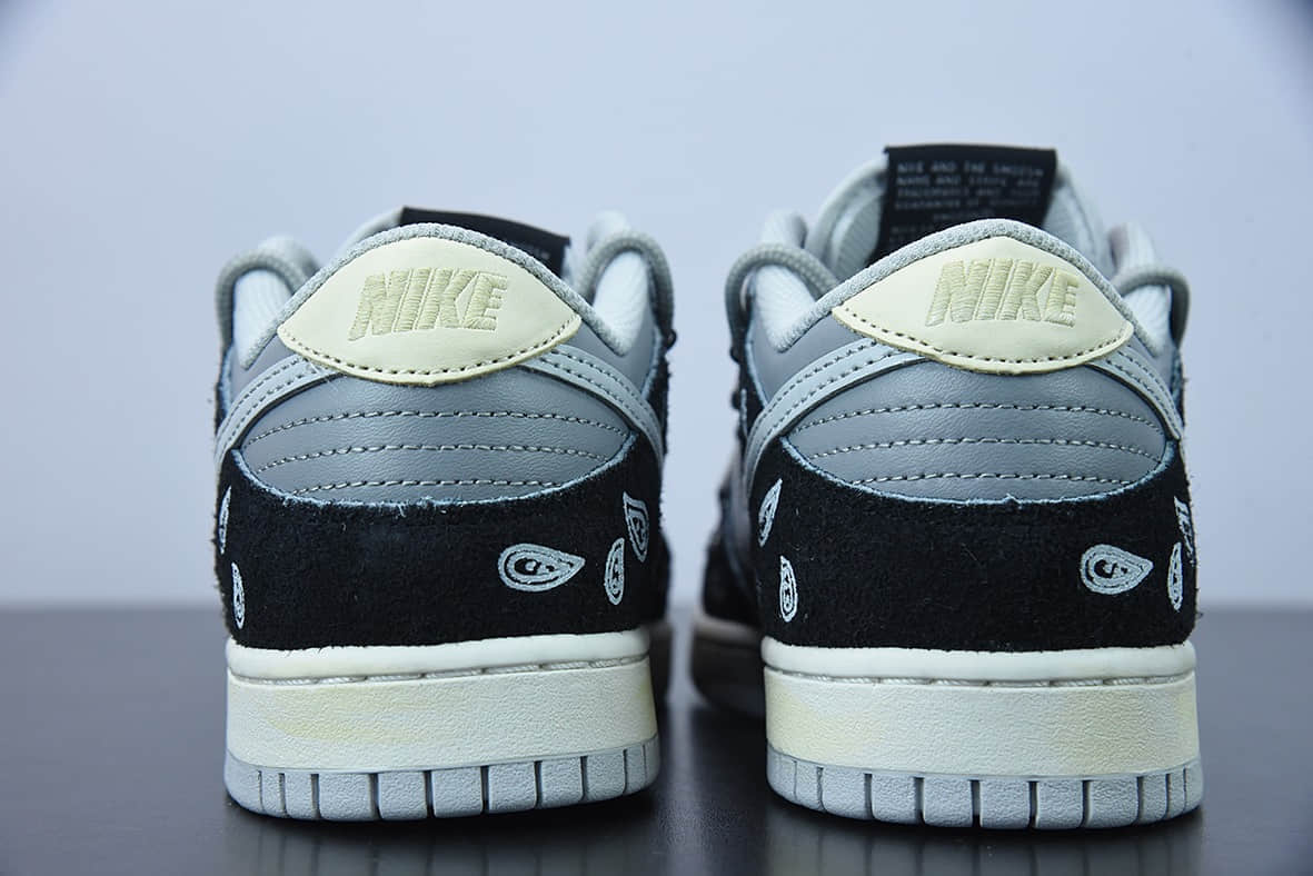 耐克 Nike SB Dunk Low 腰果花主题定制耐磨防滑低帮休闲板鞋纯原版本 货号：DH7913-001