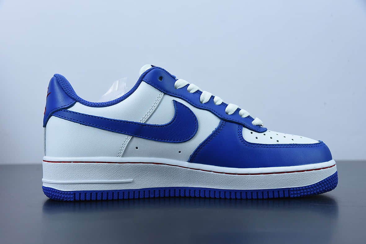 耐克 Nike Air Force 1 Low ’07 NBA篮网联名白蓝空军一号低帮休闲板鞋纯原版本 货号:315122-141