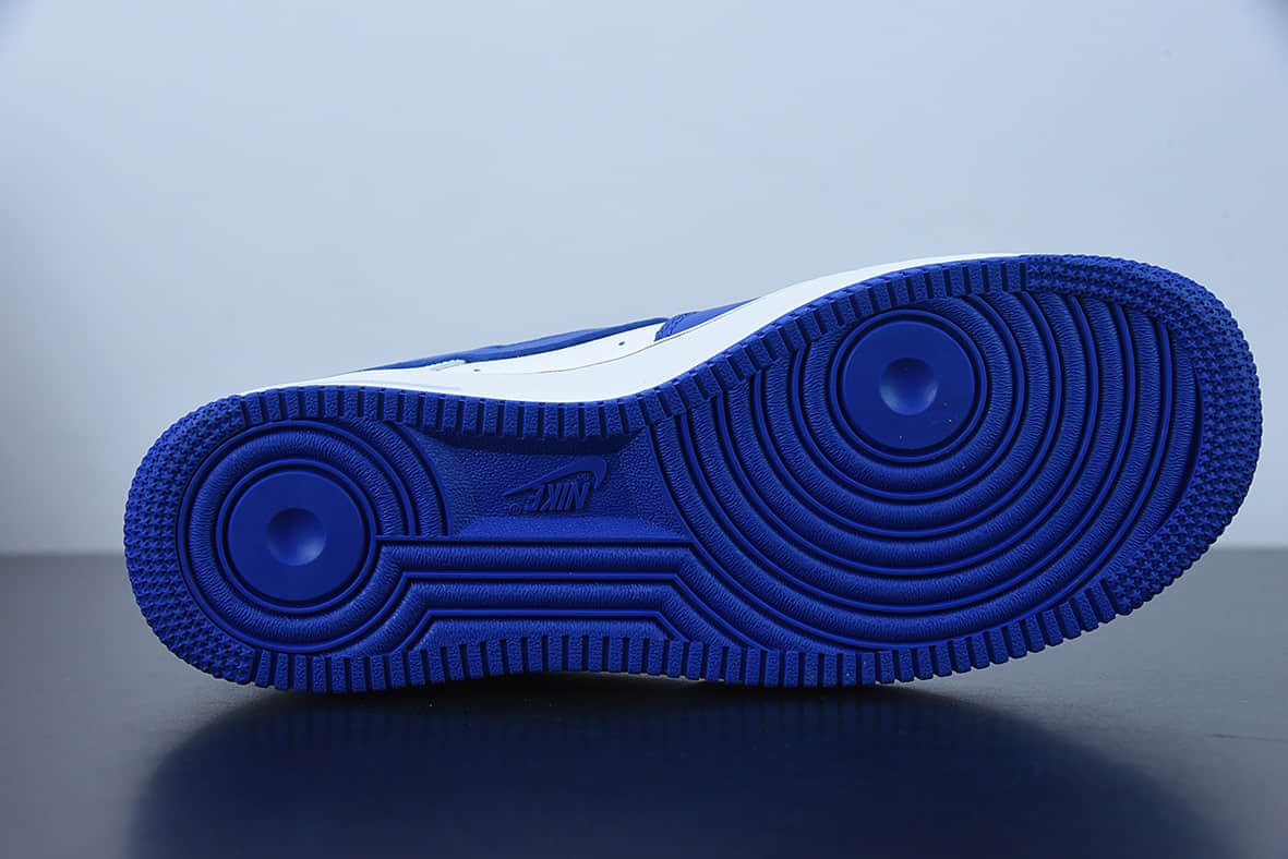 耐克 Nike Air Force 1 Low ’07 NBA篮网联名白蓝空军一号低帮休闲板鞋纯原版本 货号:315122-141