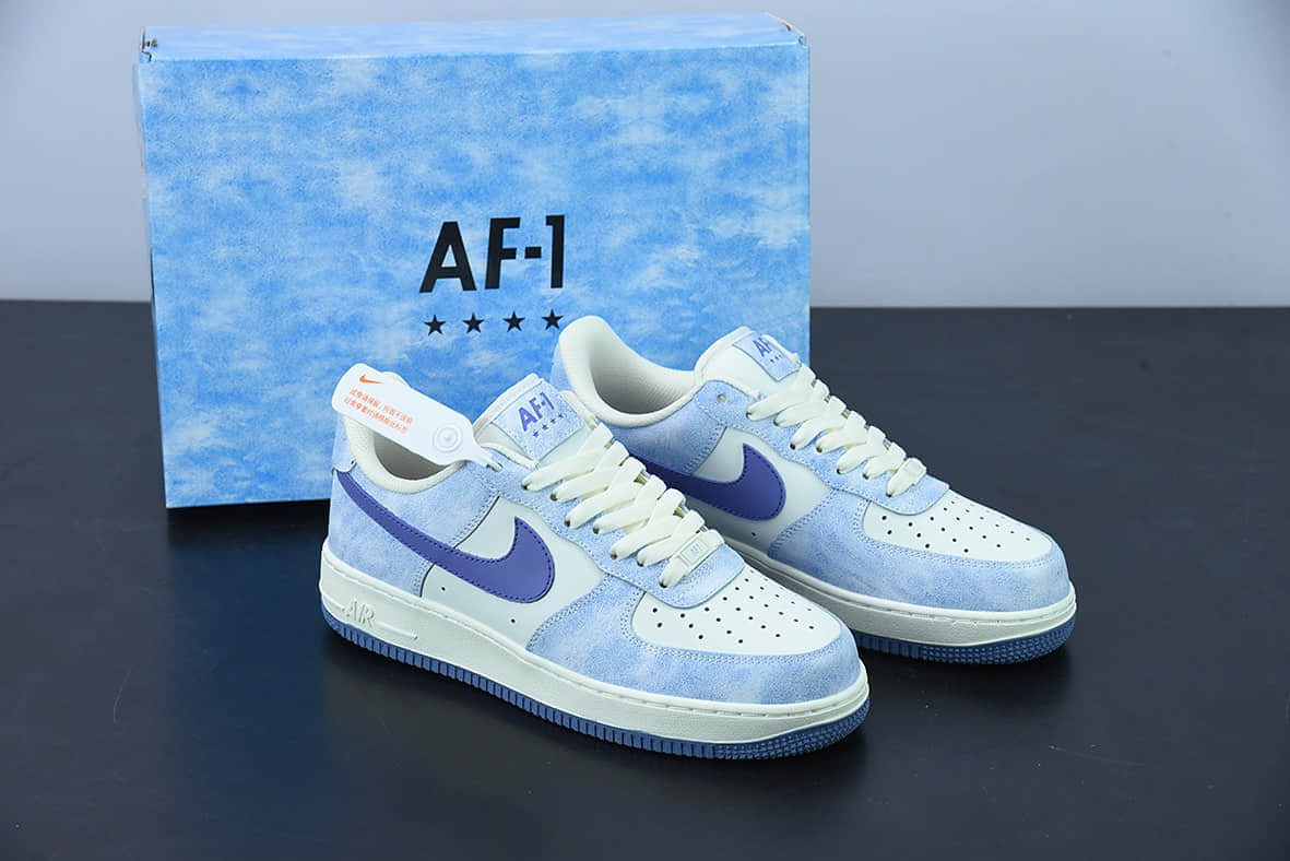 耐克Nike Air Force 1 '07 Low 紫罗兰空军一号低帮板鞋纯原版本 货号:GK9978-022