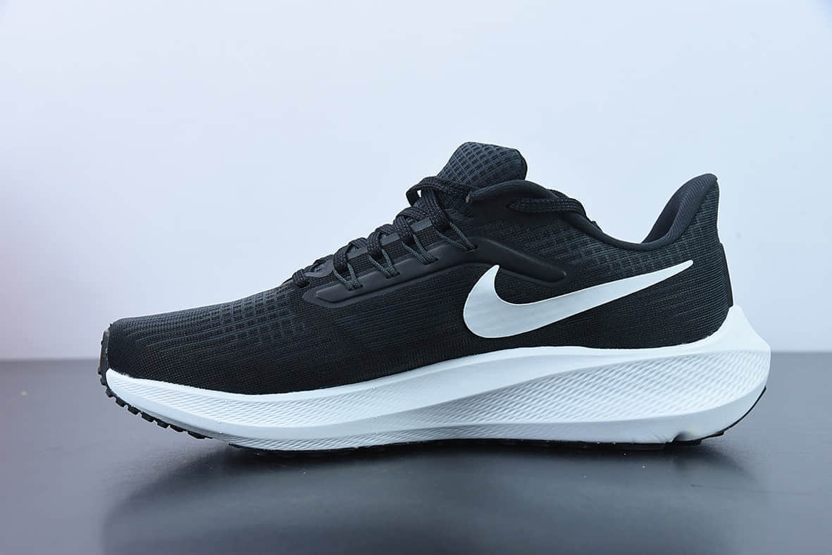 耐克Nike Air Zoom Pegasus 39 针织透气黑白色休闲运动慢跑鞋纯原版本 货号:DH4071-001