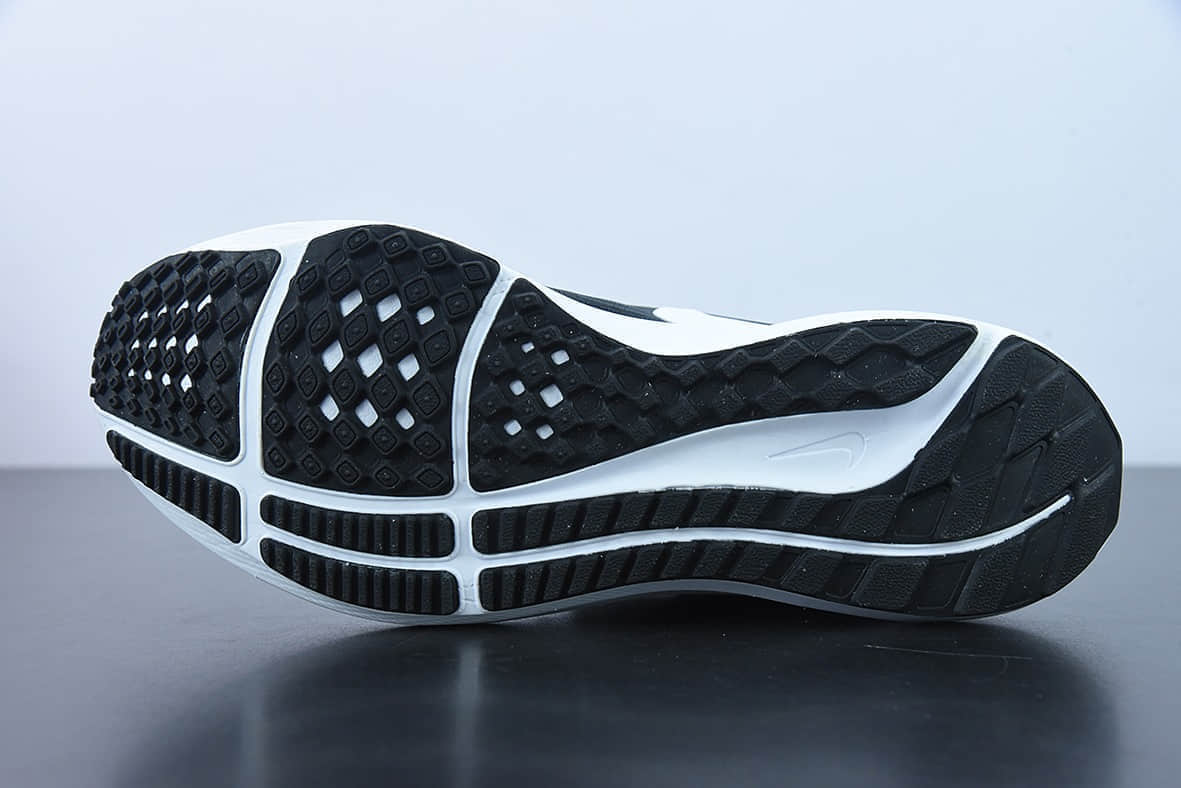 耐克Nike Air Zoom Pegasus 39 针织透气黑白色休闲运动慢跑鞋纯原版本 货号:DH4071-001