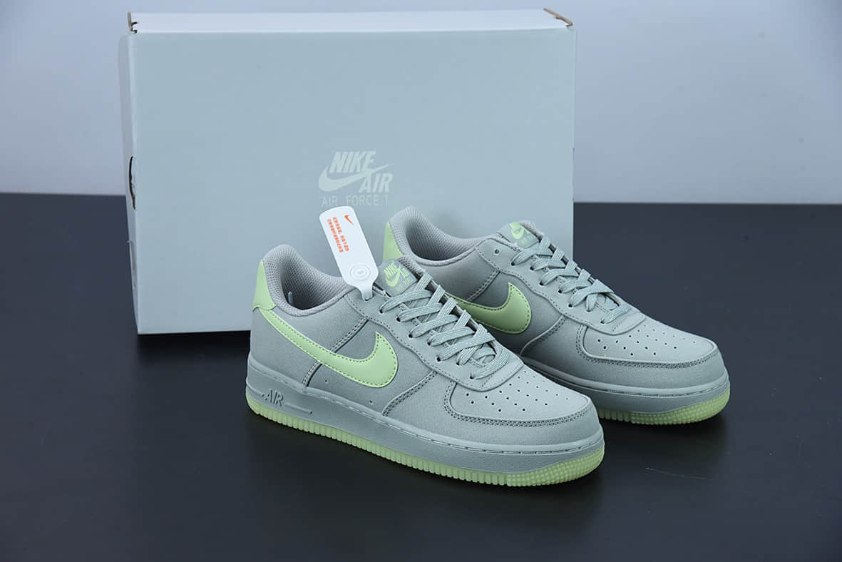 耐克Nike Air Force 1 '07 荧光绿空军一号低帮休闲板鞋纯原版本 货号:315122-107