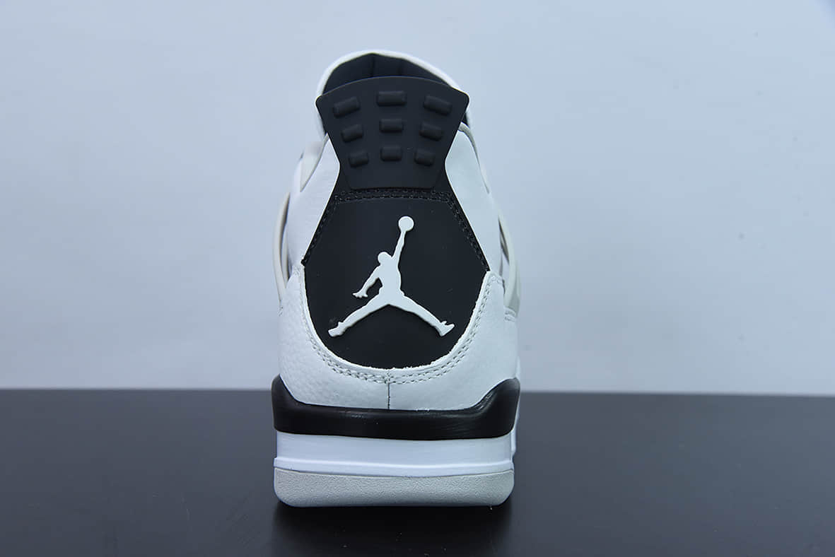 乔丹Air Jordan 4 Retro Military Black AJ4乔4灰白黑男子文化篮球鞋纯原版本 货号：DDH6927-111