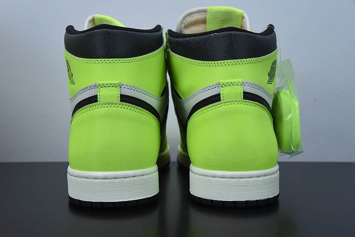 乔丹Air Jordan 1 Volt AJ1乔1白绿高帮男子文化篮球鞋纯原版本 货号:555088-702