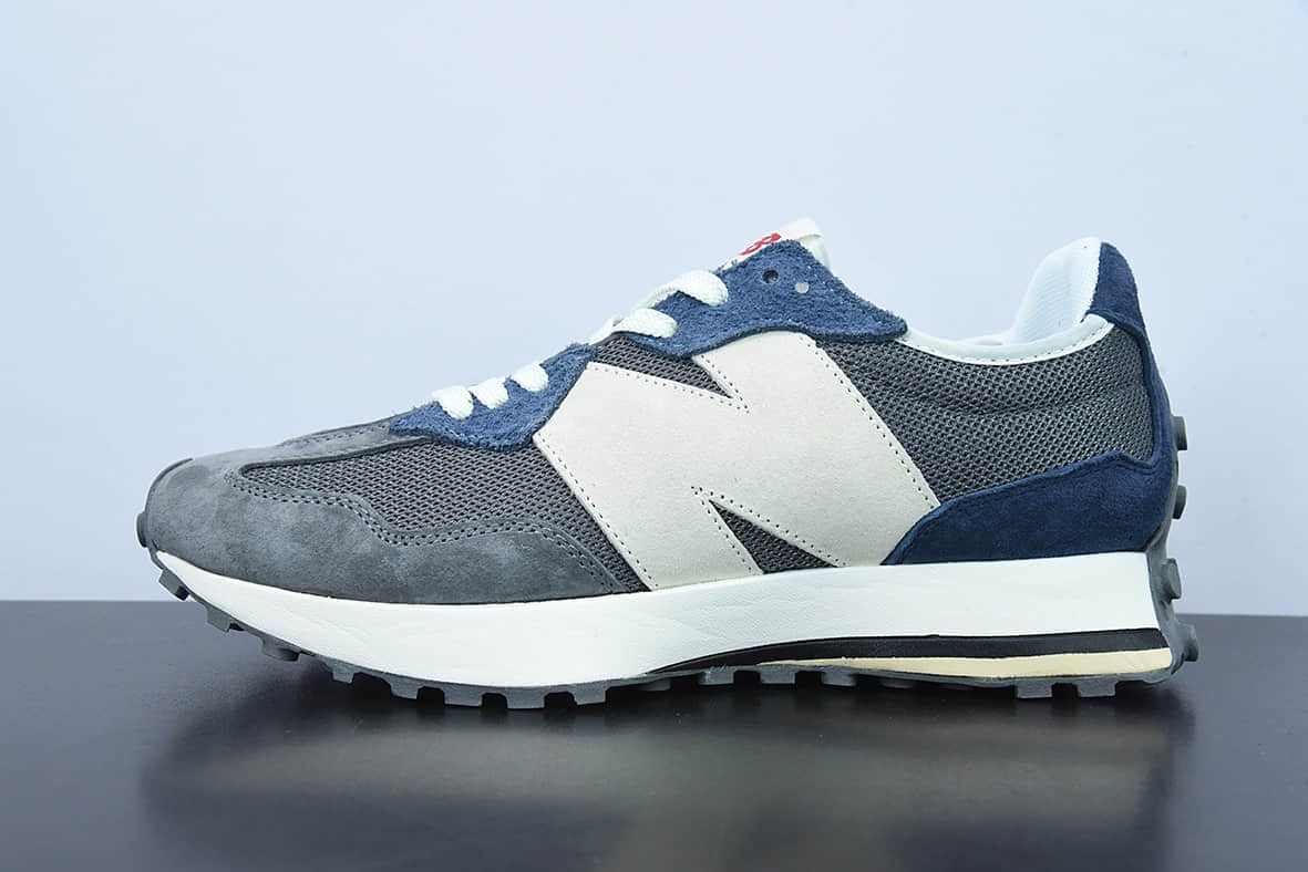 新百伦New Balance MS327系列灰蓝复古休闲运动慢跑鞋纯原版本 货号:MS327MD