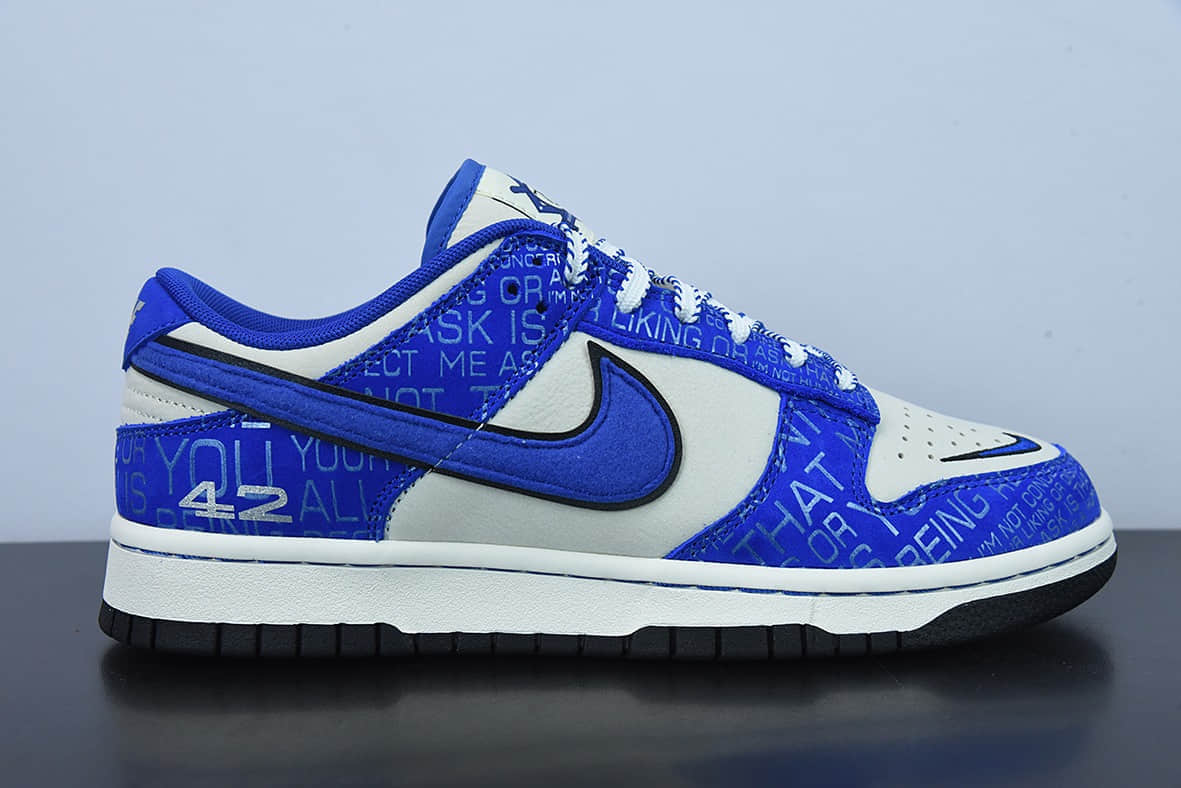 耐克Nike SB Dunk Low Jackie Robinson 罗宾逊75周年联名款SB复古休闲板鞋纯原版本 货号: DV2122-400