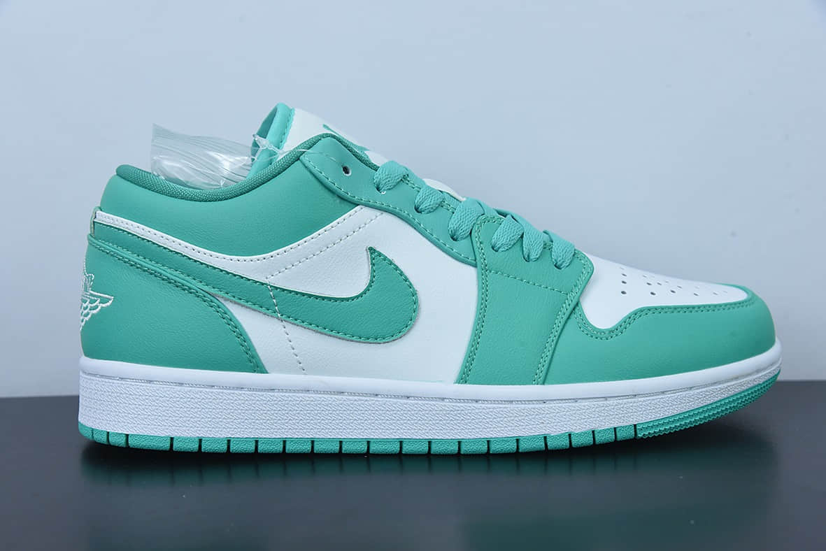 乔丹Air Jordan 1 Low Turquoise AJ1 乔1绿松石低帮休闲篮球鞋纯原版本 货号：DC0774-132