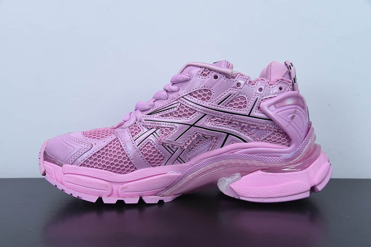 巴黎世家Balenciaga Runner粉色运动鞋纯原版本 货号:677402W3RB15000