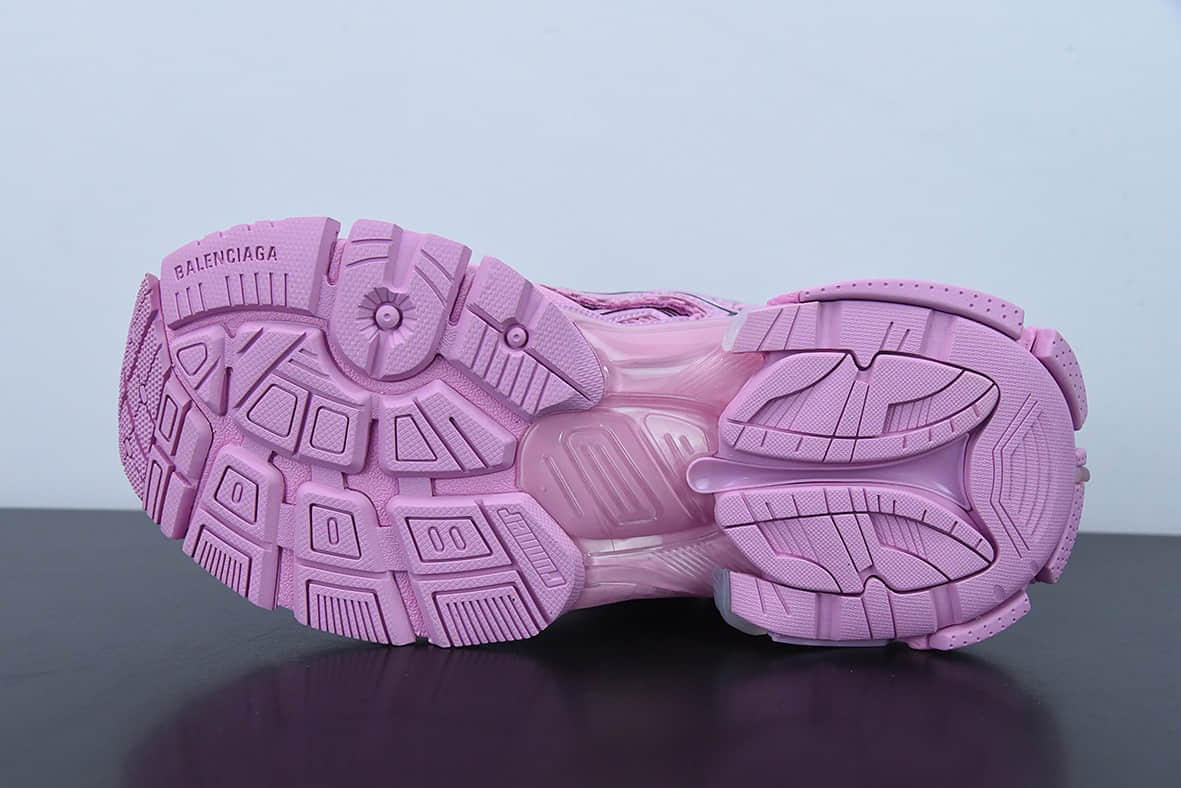巴黎世家Balenciaga Runner粉色运动鞋纯原版本 货号:677402W3RB15000