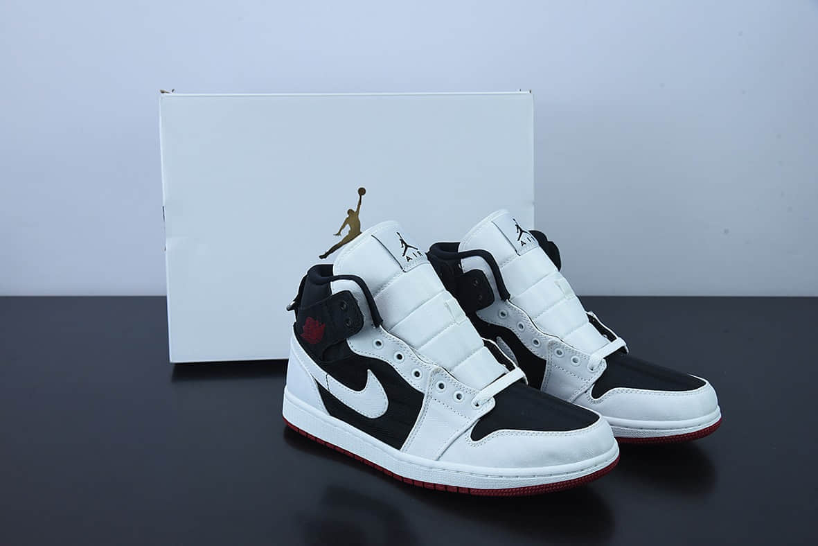 乔丹Air Jordan 1 Mid SE Utility AJ1白黑红中帮文化篮球鞋纯原版本 货号:DD9338-016