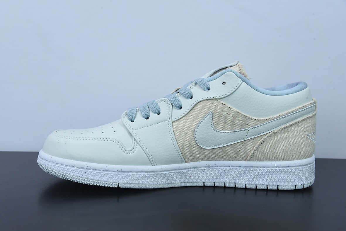 乔丹Air Jordan 1 Low Canvas AJ1 云雾粉低帮经典复古文化休闲运动篮球鞋纯原版本 货号:DQ4151-500