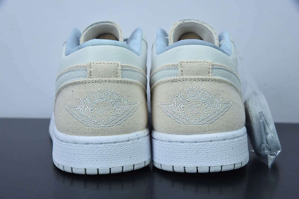 乔丹Air Jordan 1 Low Canvas AJ1 云雾粉低帮经典复古文化休闲运动篮球鞋纯原版本 货号:DQ4151-500