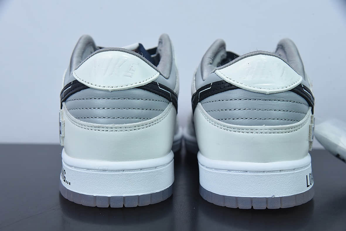 耐克Nike SB Dunk LowGame ConsoleLoading奶白黑雾霾蓝游戏印花扣篮系列低帮休闲板鞋纯原版本 货号:DD1768-400
