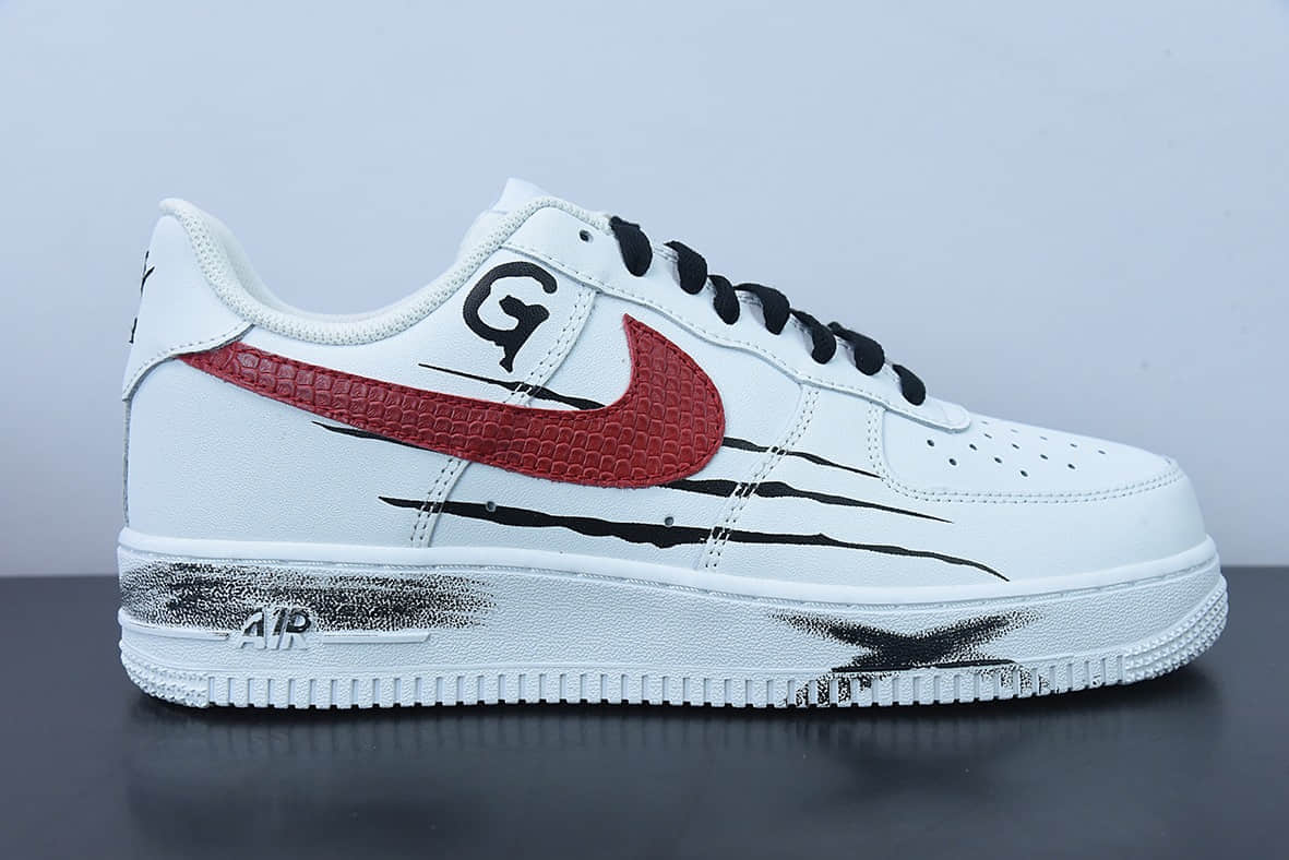 耐克Nike Air Force 1 金刚涂鸦空军一号低帮运动休闲板鞋纯原版本 货号:CW2288-111