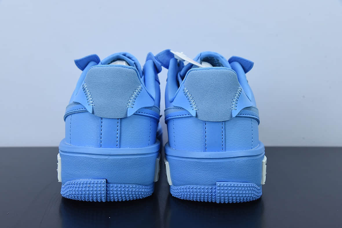 耐克Nike Air Force 1 Fontanka 白蓝全新时尚风丰塔卡系列空军一号低帮休闲板鞋纯原版本 货号：DH1290-400