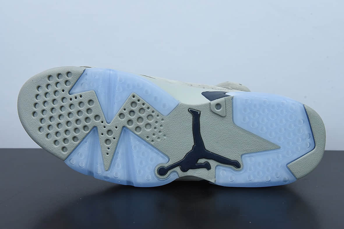 乔丹Air Jordan 6 Retro Georgetown AJ6 乔6乔治城灰蓝高帮篮球鞋纯原版本 货号：CT8529-012