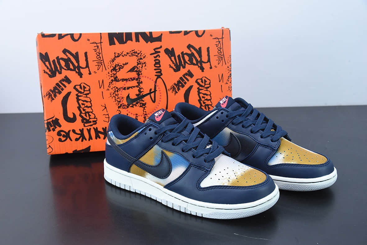 耐克Nike Dunk LowGraffiti 街头涂鸦SB低帮运动休闲板鞋纯原版本 货号:DM0108-400
