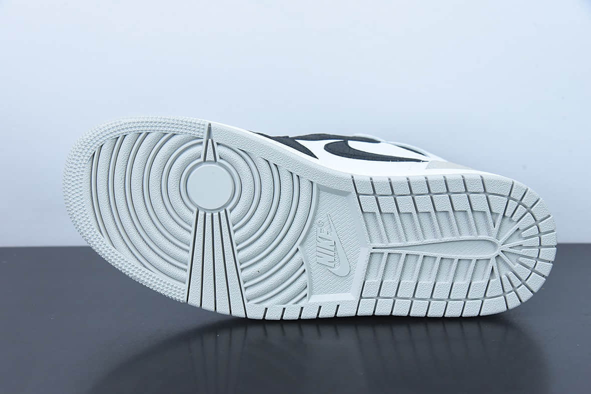 乔丹Air Jordan 1 High OG Stage Haze AJ1 乔1黑灰脚趾高帮篮球鞋纯原版本 货号:555088-108