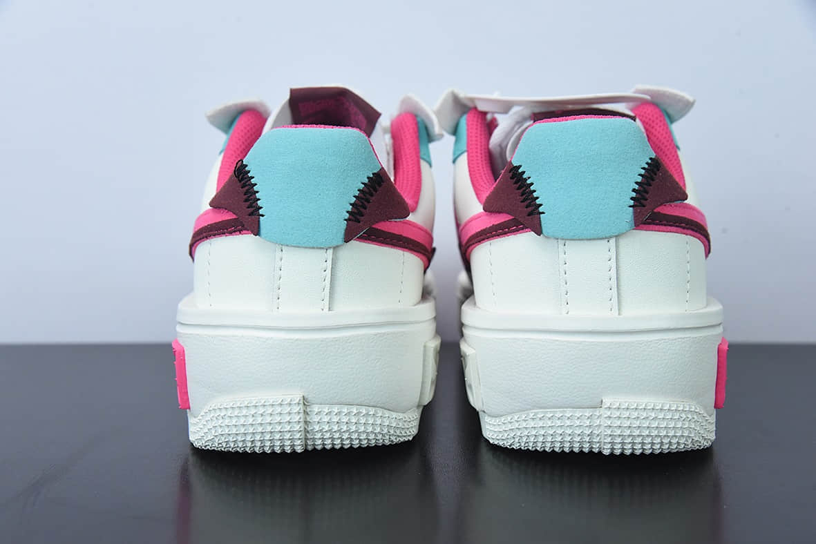 耐克Nike Air Force 1 Fontanka 全新时尚风空军一号丰塔卡系列白蓝红解构低帮休闲板鞋纯原版本 货号:DO6146-101