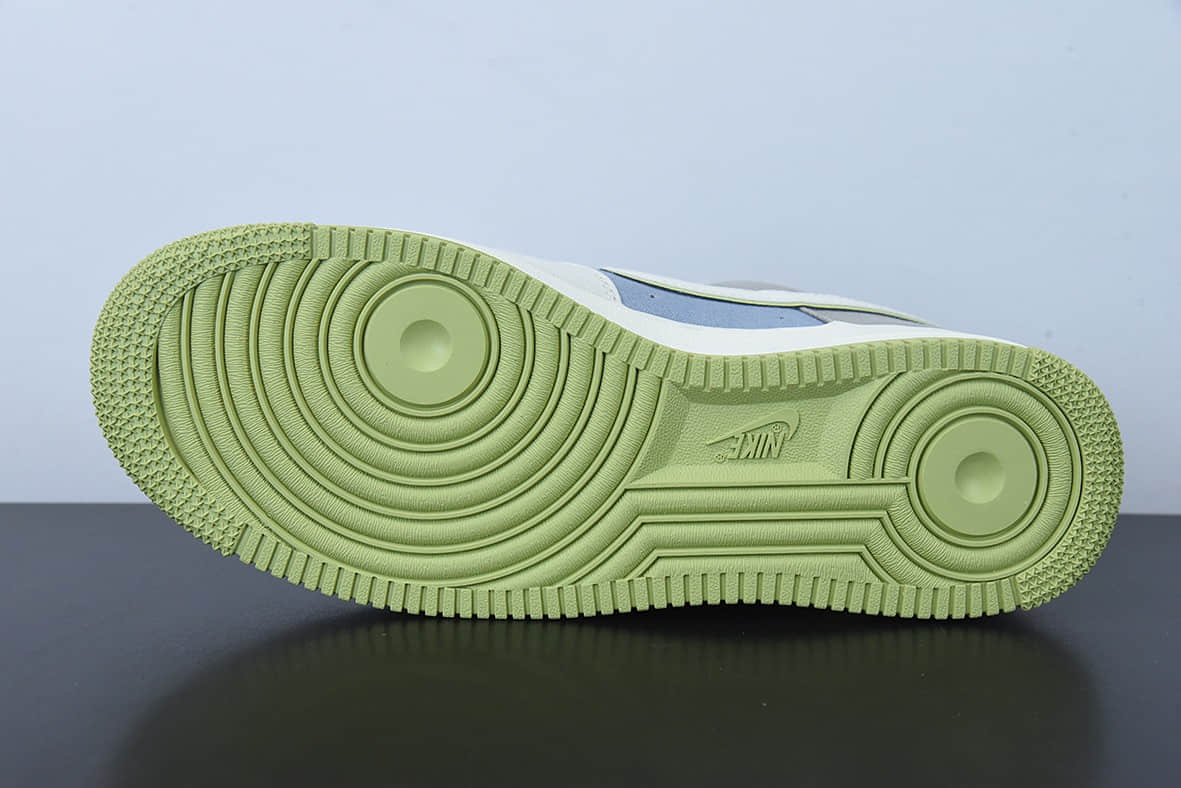 耐克Nike Air Force 1 '07 蓝绿布面空军一号低帮休闲板鞋纯原版本 货号:DG2296-025
