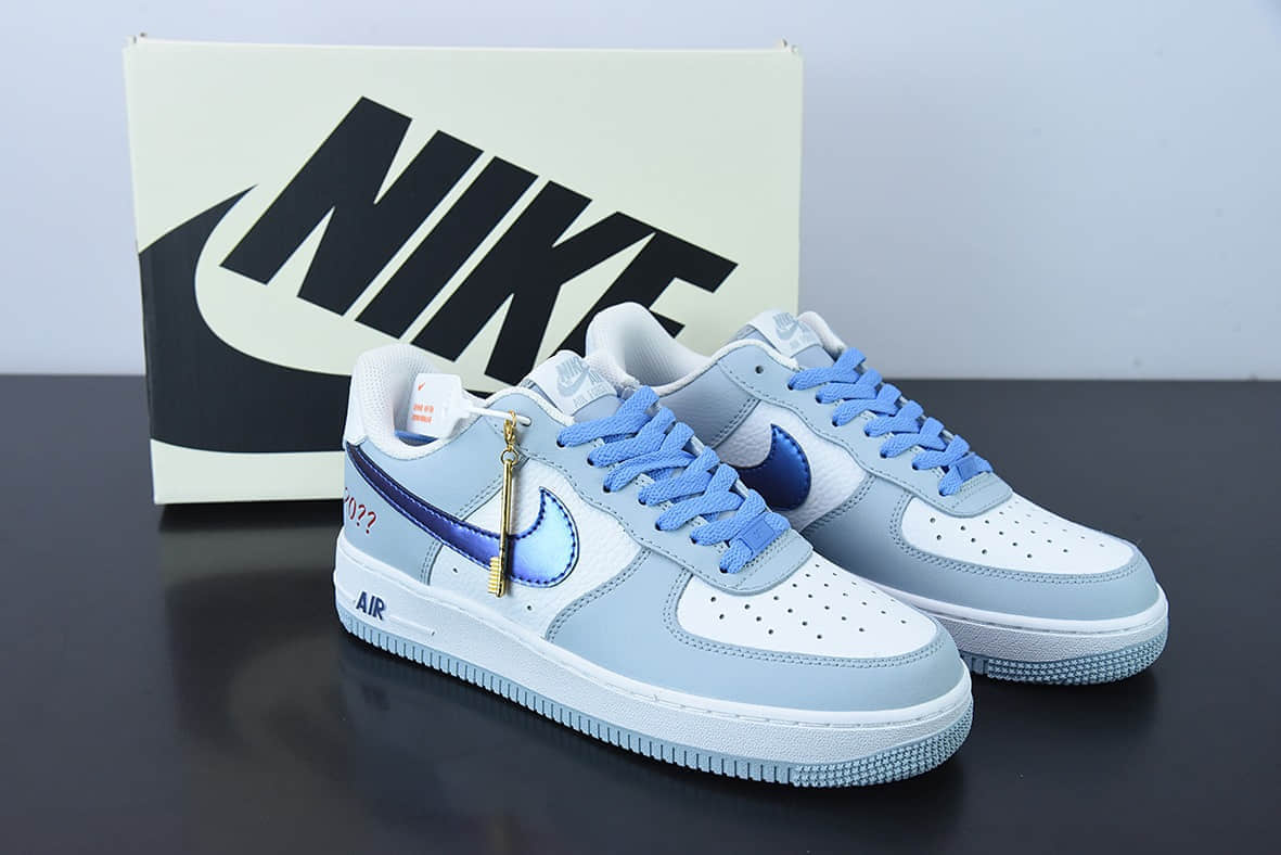 耐克Nike Air Force 1 Low '07 “Anniversary”“周年庆”白蓝空军一号低帮休闲板鞋纯原版本 货号:CW1888-609