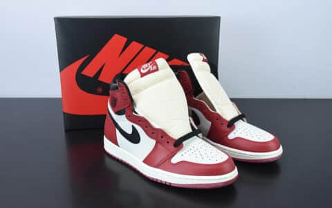 乔丹Air Jordan 1 Retro High OG Chicago Reimagined 做旧芝加哥高帮篮球鞋纯原版本 货号：DZ5485-612