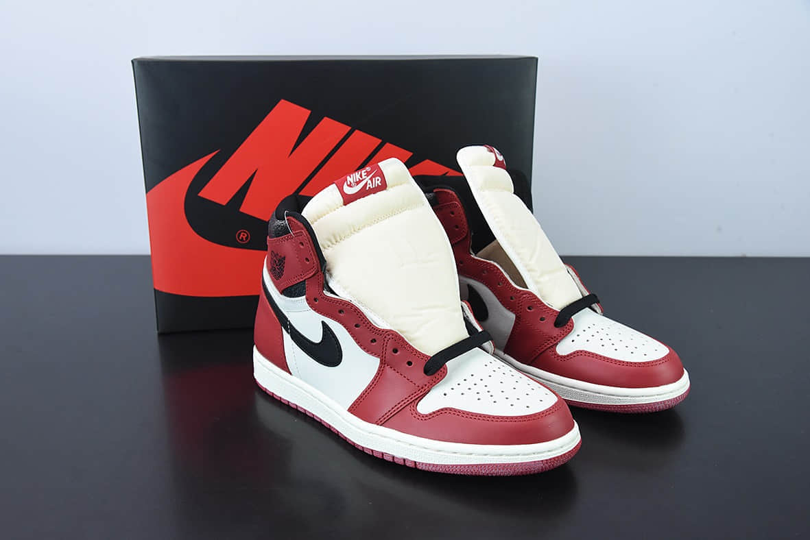 乔丹Air Jordan 1 Retro High OG Chicago Reimagined 做旧芝加哥高帮篮球鞋纯原版本 货号：DZ5485-612