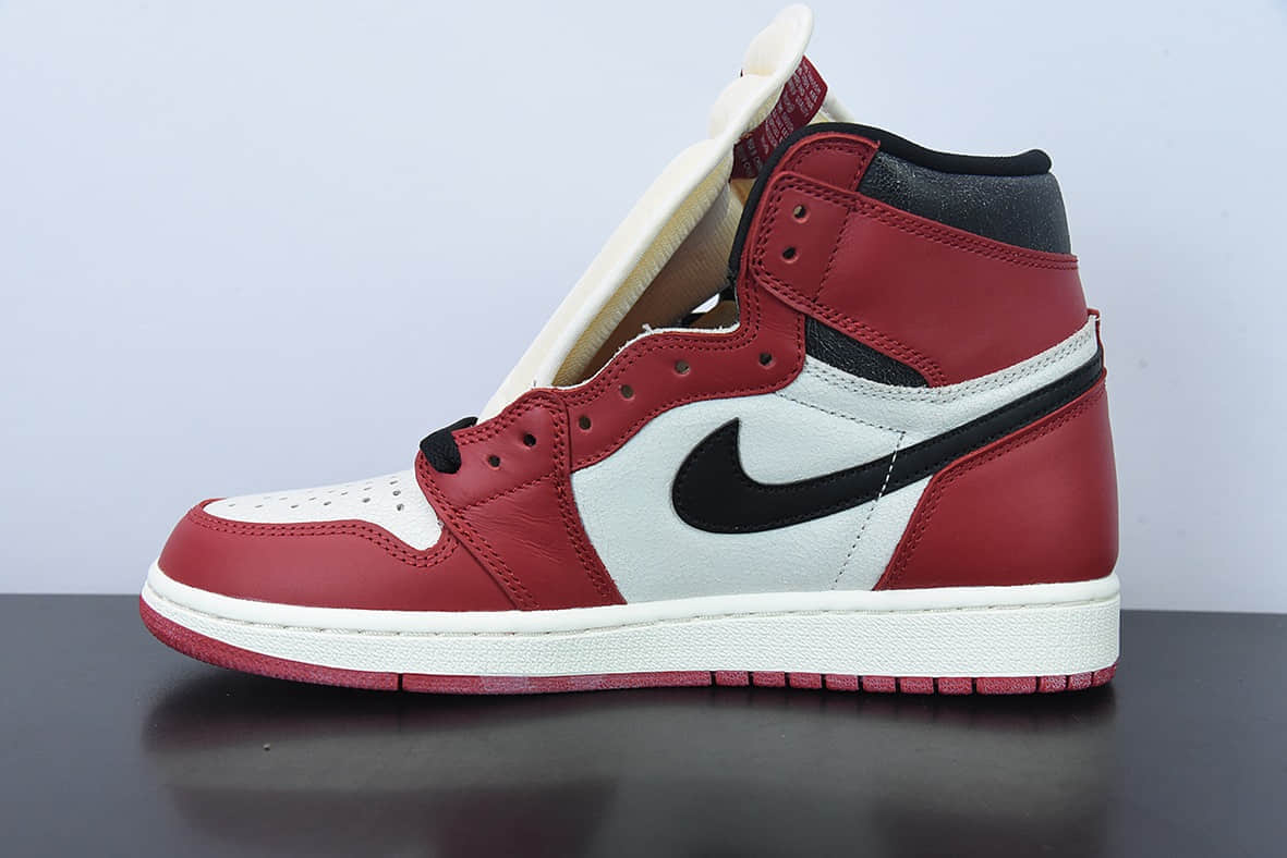 乔丹Air Jordan 1 Retro High OG Chicago Reimagined 做旧芝加哥高帮篮球鞋纯原版本 货号：DZ5485-612