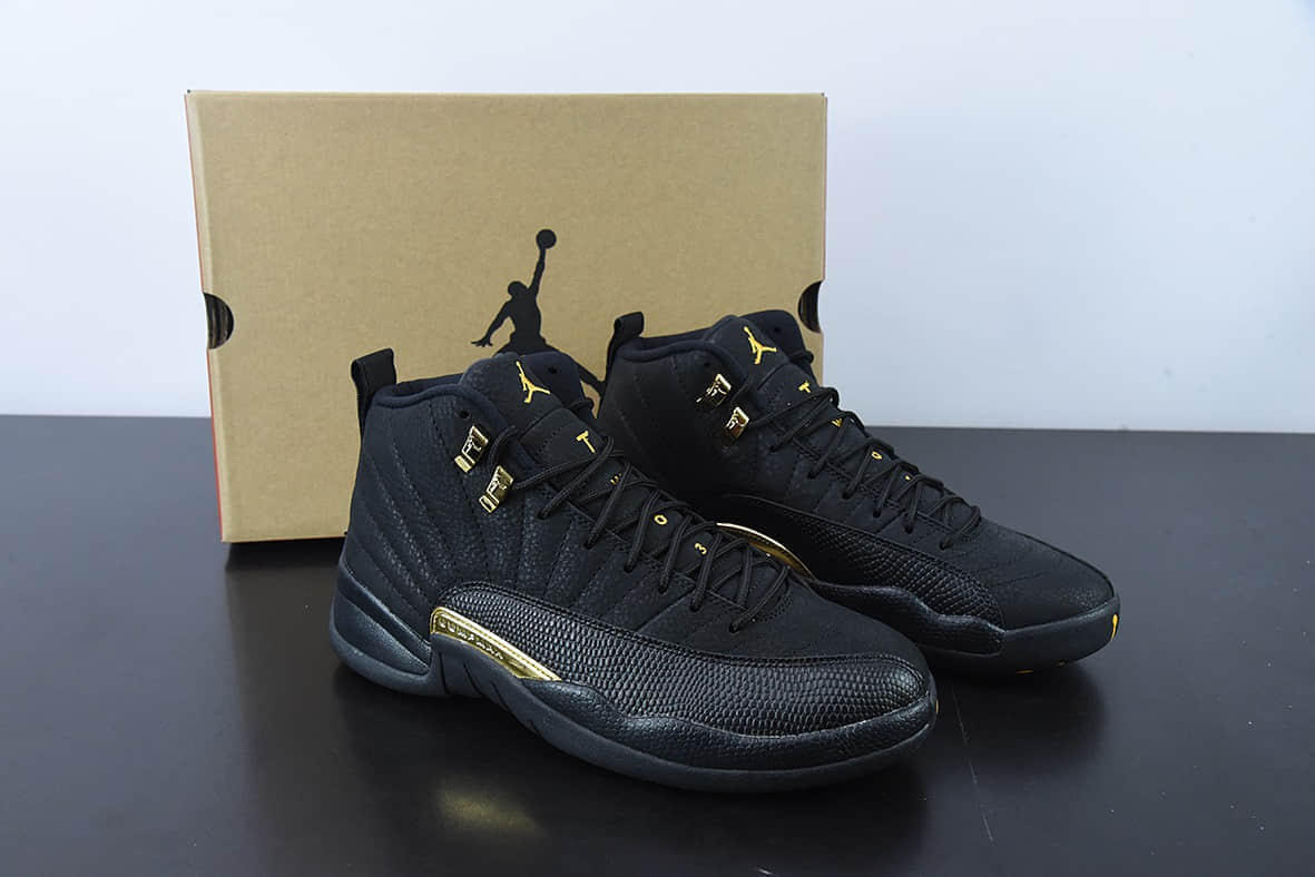 乔丹Air Jordan 12 Luxurious AJ12 乔12黑金男子文化篮球鞋纯原版本 货号：CT8013-071