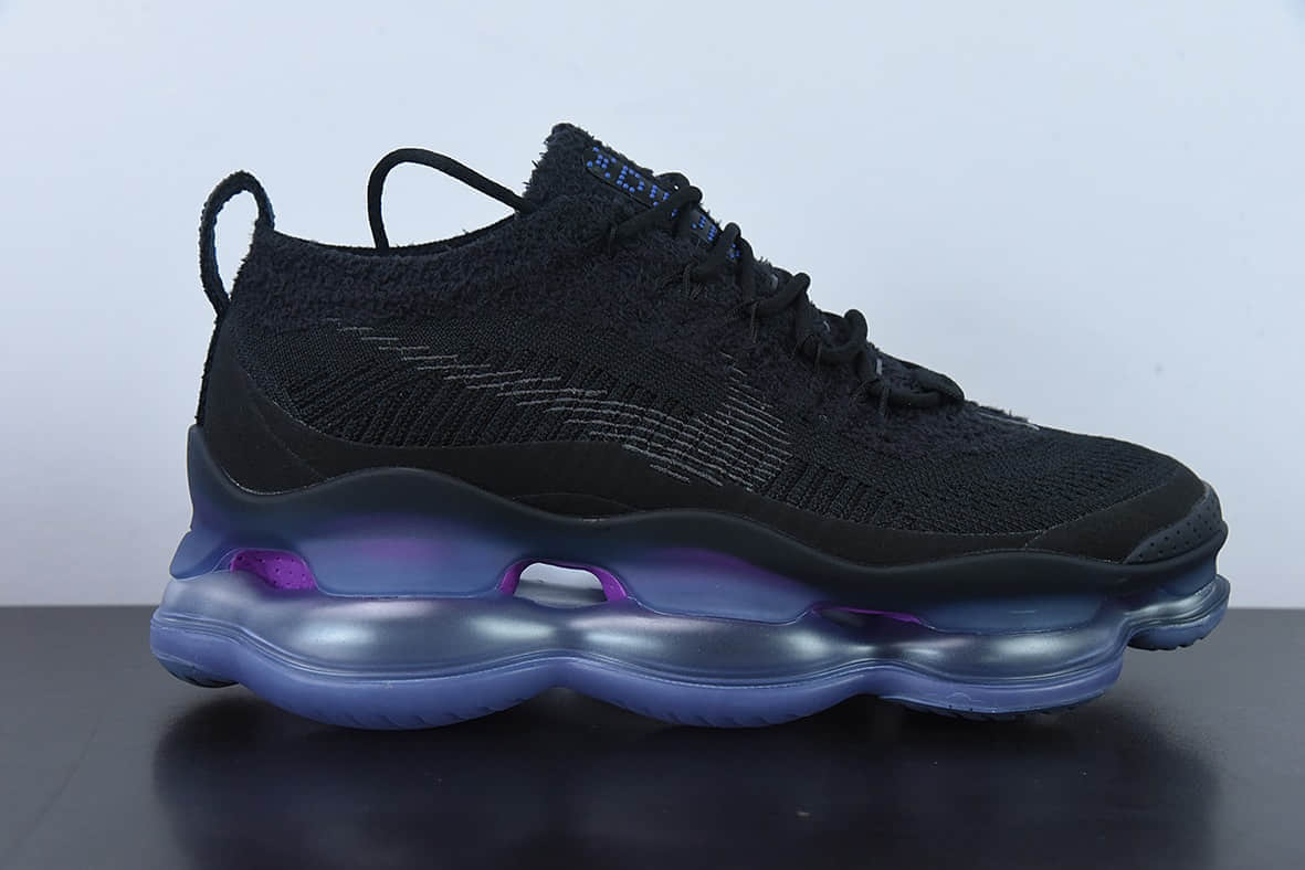 耐克Nike Air Max Scorpion Fk 耐克2022新款梦幻黑紫全掌次世代气垫跑鞋纯原版本 货号：DR0888-001