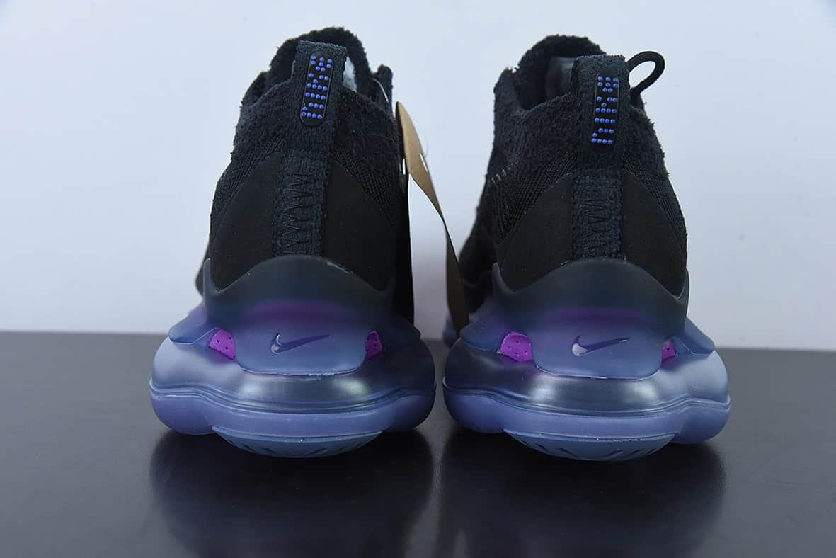耐克Nike Air Max Scorpion Fk 耐克2022新款梦幻黑紫全掌次世代气垫跑鞋纯原版本 货号：DR0888-001