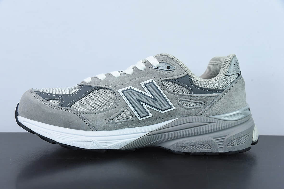 新百伦New Balance 990 V3 白灰美产官方复古休闲运动慢跑鞋纯原版本 货号：M990GY3