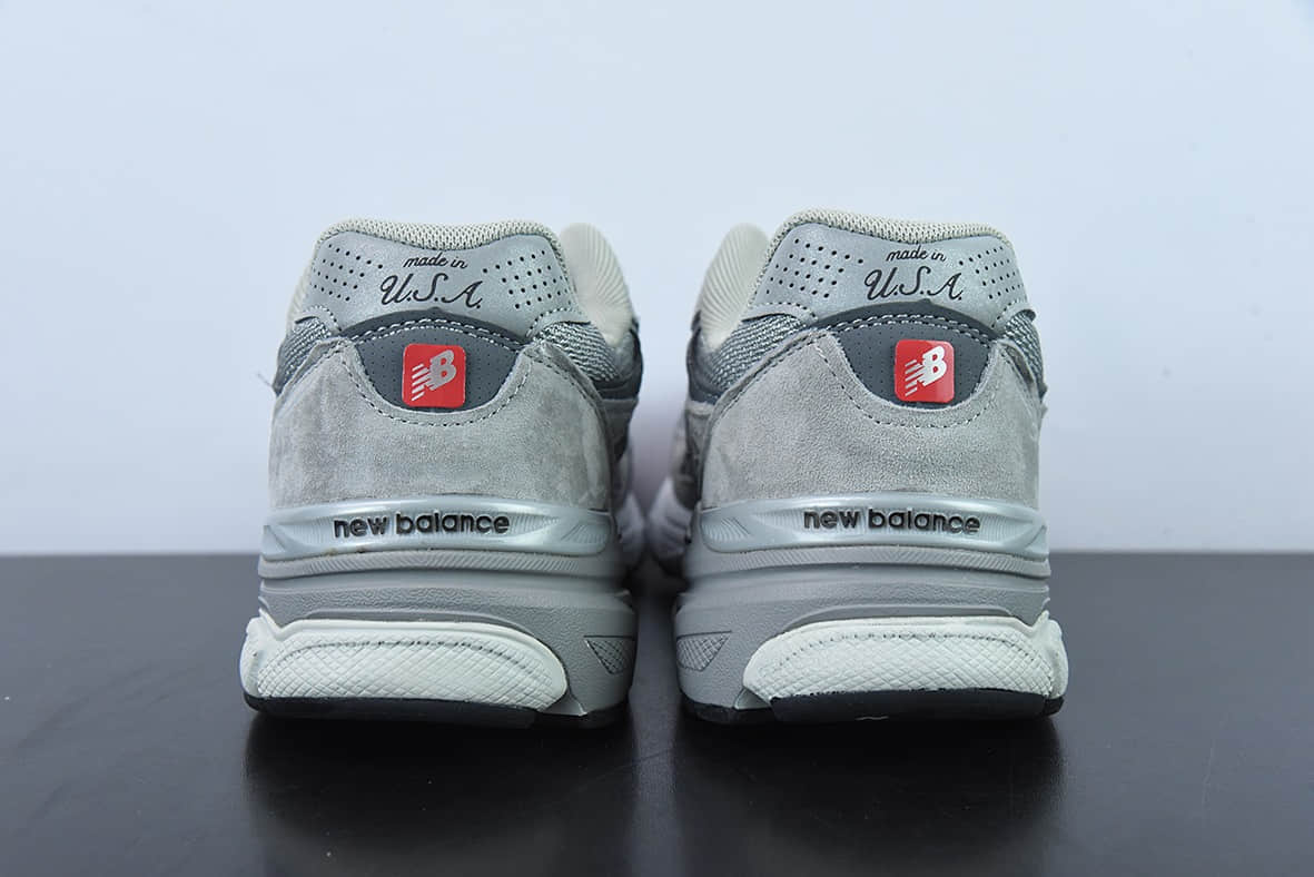 新百伦New Balance 990 V3 白灰美产官方复古休闲运动慢跑鞋纯原版本 货号：M990GY3