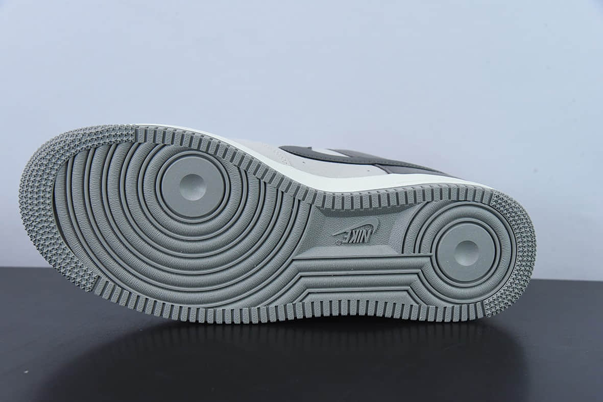 耐克Nike Air Force 1’07 Low QSGreyDark GreyOrange帆布浅灰深灰橙空军一号经典低帮百搭休闲运动板鞋纯原版本 货号:DG2296-016